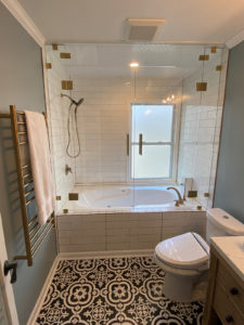 custom shower door