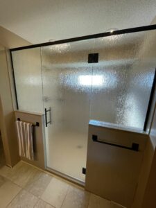 shower door by Hutton Glass Products