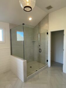 shower door by Hutton Glass Products