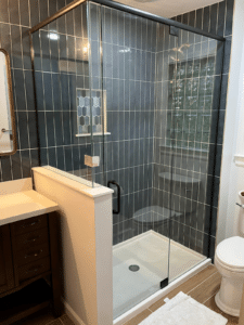 shower door by Hutton Glass