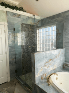 shower door by Hutton Glass