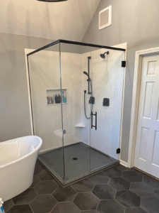 glass shower by Hutton Glass