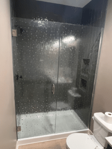 shower door by Hutton Glass